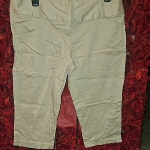 Wearever Junior's Tan Cropped Pants Size 13